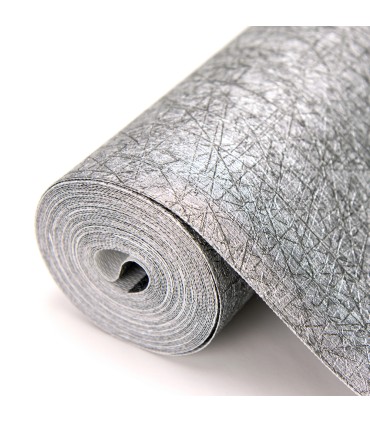 2984-2214 - Nagano Silver Distressed Texture Wallpaper-Warner XI