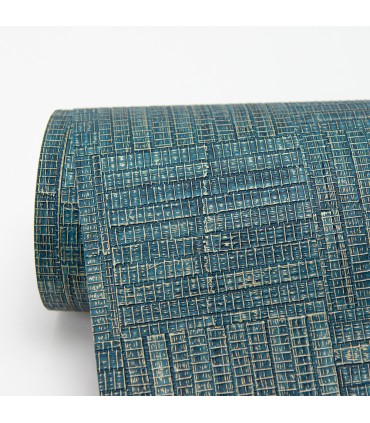 2984-2230 - Thea Blue Geometric Wallpaper-Warner XI
