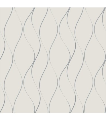 Y6201401 - Wavy Stripe Wallpaper- Dazzling Dimensions 2
