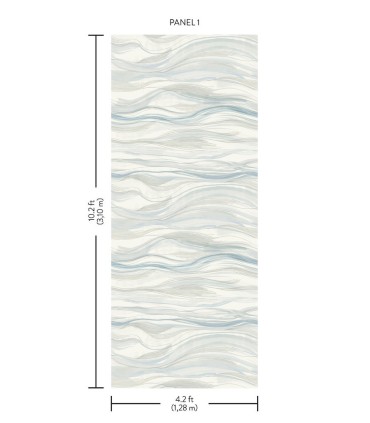 DD3841M - Currents Wallpaper Mural- Dazzling Dimensions 2