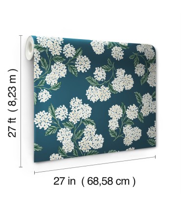 RP7395 - Hydrangea Wallpaper- Rifle Paper Co. 2