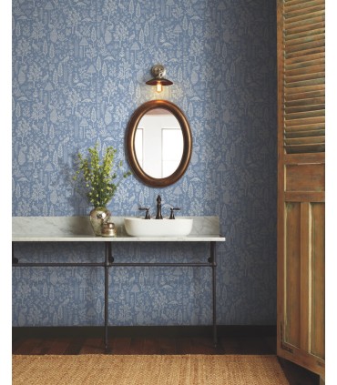 RP7370 - Menagerie Toile Wallpaper- Rifle Paper Co. 2