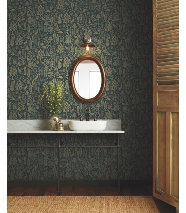 RP7373 - Menagerie Toile Wallpaper- Rifle Paper Co. 2