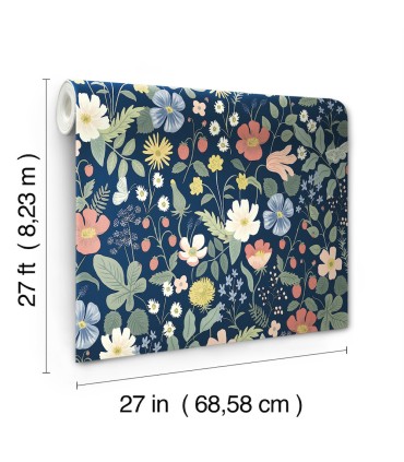 RP7358 - Strawberry Fields Wallpaper- Rifle Paper Co. 2