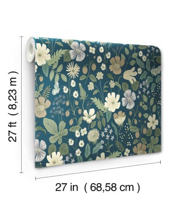 RP7359 - Strawberry Fields Wallpaper- Rifle Paper Co. 2