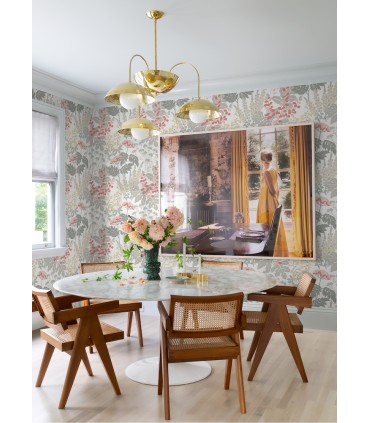 2973-90014 - Brie Pink Forest Flowers Wallpaper by A Street