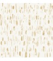 2973-90203 - Dwell Gold Brushstrokes Wallpaper by A Street