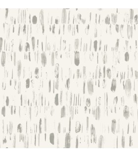 2973-90204 - Dwell Grey Brushstrokes Wallpaper by A Street