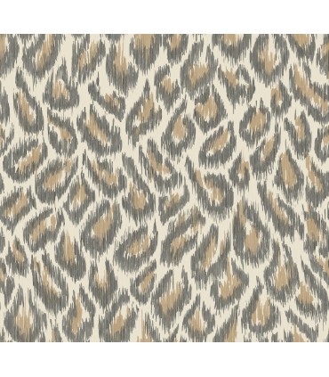 2973-90304 - Electra Bronze Leopard Spot String Wallpaper by A Street