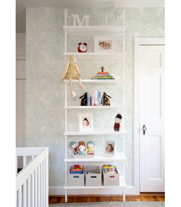 2973-90501 - Finnley Green Inked Fern Wallpaper by A Street