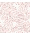 2973-90502 - Finnley Pink Inked Fern Wallpaper by A Street