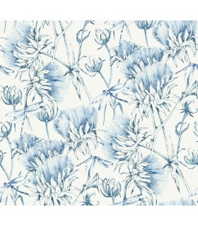 2973-90403 - Mariell Blue Dragonfly Wallpaper by A Street