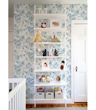 2973-90403 - Mariell Blue Dragonfly Wallpaper by A Street