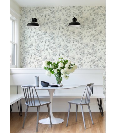 2973-90402 - Mariell Grey Dragonfly Wallpaper by A Street