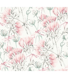 2973-90405 - Mariell Pink Dragonfly Wallpaper by A Street