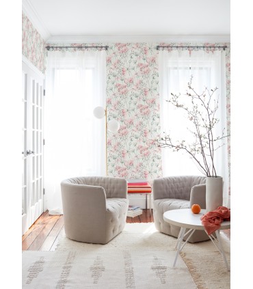 2973-90405 - Mariell Pink Dragonfly Wallpaper by A Street