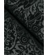 2973-87365 - Maris Charcoal Flock Damask Wallpaper by A Street