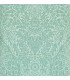 2973-87369 - Maris Mint Flock Damask Wallpaper by A Street