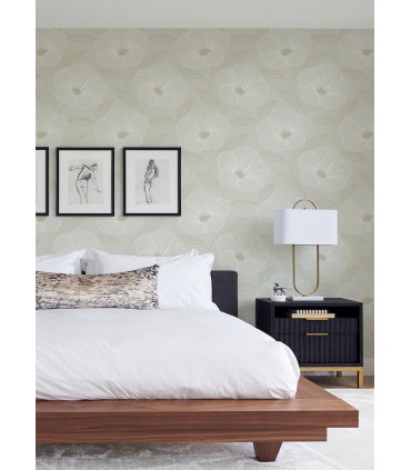 2973-91131 - Mythic Dove Floral Wallpaper by A Street