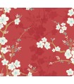 2973-90101 - Nicolette Red Floral Trail Wallpaper by A Street