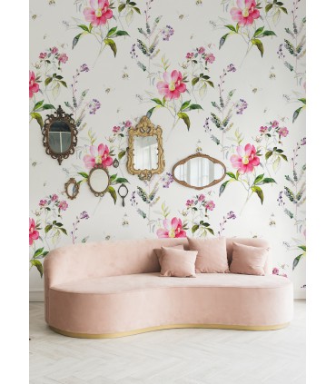 2973-92401M - Pink Sinclair Wall Mural by A Street