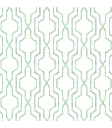 2973-90605 - Rion Green Trellis Wallpaper by A Street
