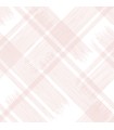 2973-90702 - Zag Pink Modern Plaid Wallpaper by A Street