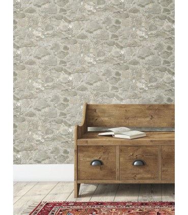MN1801 - Field Stone Wallpaper- Mediterranean by York
