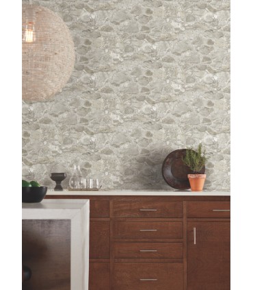 MN1801 - Field Stone Wallpaper- Mediterranean by York