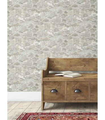 MN1802 - Field Stone Wallpaper- Mediterranean by York