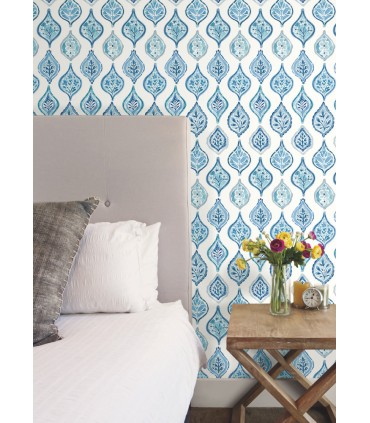 MN1850 - Marketplace Motif Wallpaper- Mediterranean by York