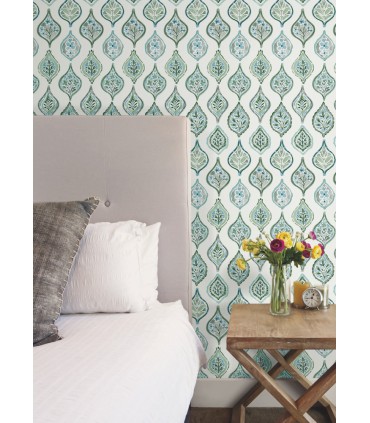 MN1851 - Marketplace Motif Wallpaper- Mediterranean by York