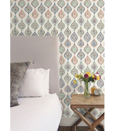 MN1853 - Marketplace Motif Wallpaper- Mediterranean by York