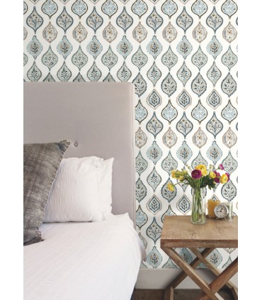 MN1854 - Marketplace Motif Wallpaper- Mediterranean by York