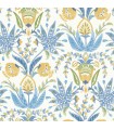 MN1913 - Seaside Jacobean Wallpaper- Mediterranean by York