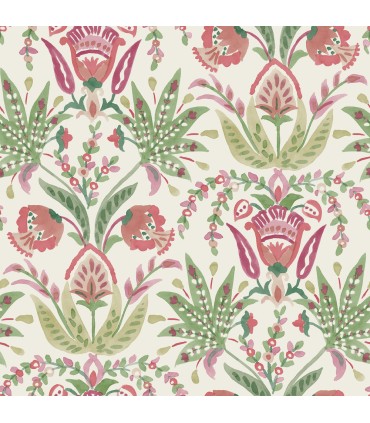 MN1914 - Seaside Jacobean Wallpaper- Mediterranean by York