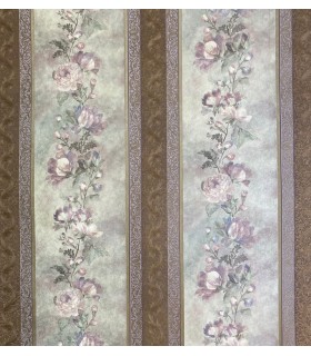 ON65114 - Wallpaper Special-Inregister Floral Stripe
