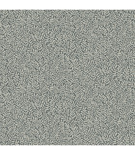 2999-55032 - Anna Dark Blue Fern Trail Wallpaper by A Street