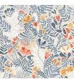 2999-55013 - Brittsommar Light Blue Woodland Floral Wallpaper by A Street