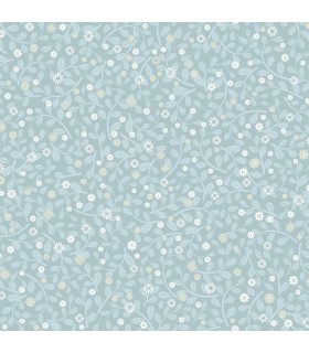 2999-24130 - Hummelvik Blue Daisy Trail Wallpaper by A Street