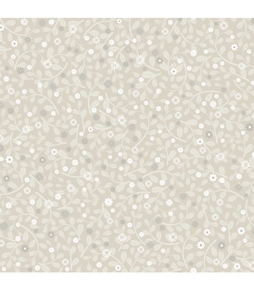 2999-24126 - Hummelvik Light Grey Daisy Trail Wallpaper by A Street