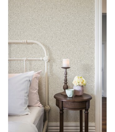 2999-24126 - Hummelvik Light Grey Daisy Trail Wallpaper by A Street