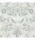 2999-24109 - Ostanskar Light Grey Retro Floral Wallpaper by A Street