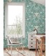 2999-24111 - Ostanskar Turquoise Retro Floral Wallpaper by A Street