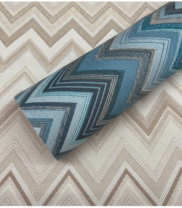 MI10334 - Missoni Home 4 Wallpaper -Happy Zig Zag Wallpaper