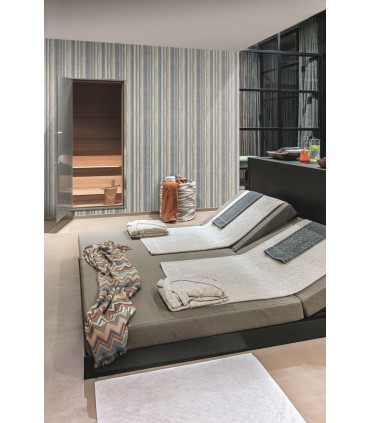 MI10395 - Missoni Home 4 Wallpaper - Striped Sunset Wallpaper