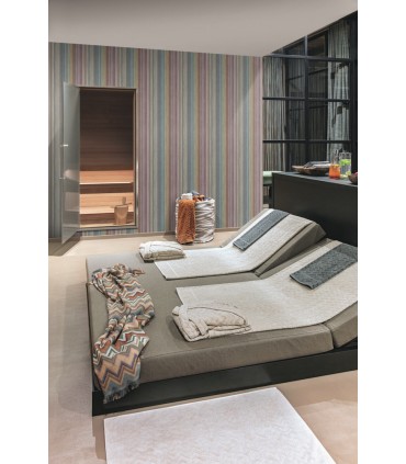 MI10396 - Missoni Home 4 Wallpaper - Striped Sunset Wallpaper