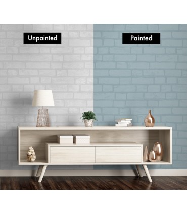 PW20400 - Vintage Brick Paintable Wallpaper by Seabrook Designs