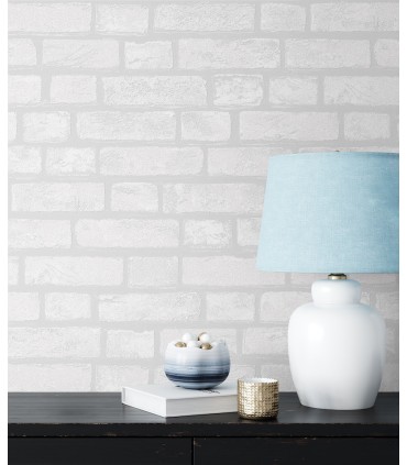 PW20400 - Vintage Brick Paintable Wallpaper by Seabrook Designs