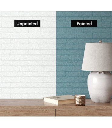 PW20800 - Limestone Brick Paintable Wallpaper by Seabrook Designs